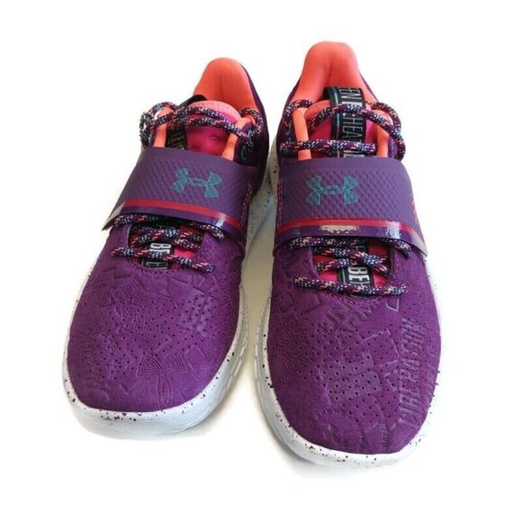 Under Armour Sz M5.5 W7 Flow FUTR X Basketball Shoes Black History 3025344-500 - Picture 5 of 8